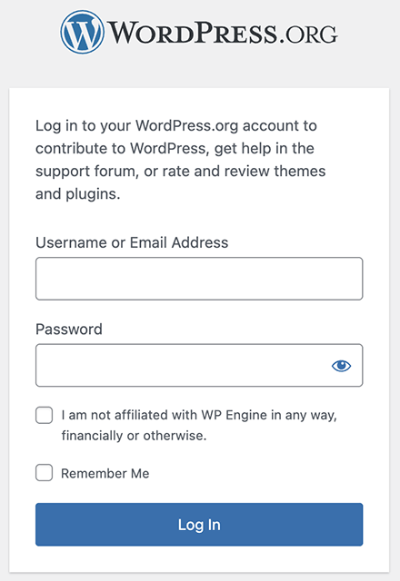 Checkbox on wordpress.org requiring non-affiliation with WP Engine