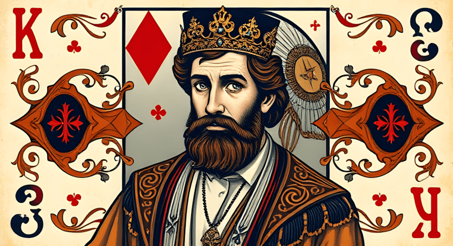 Matt Mullenweg depicted on the King of Diamonds playing card